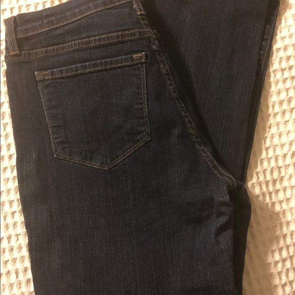 NYDJ Dark Denim Slimming Stretch Jean Boot Cut 12P - Picture 4 of 5